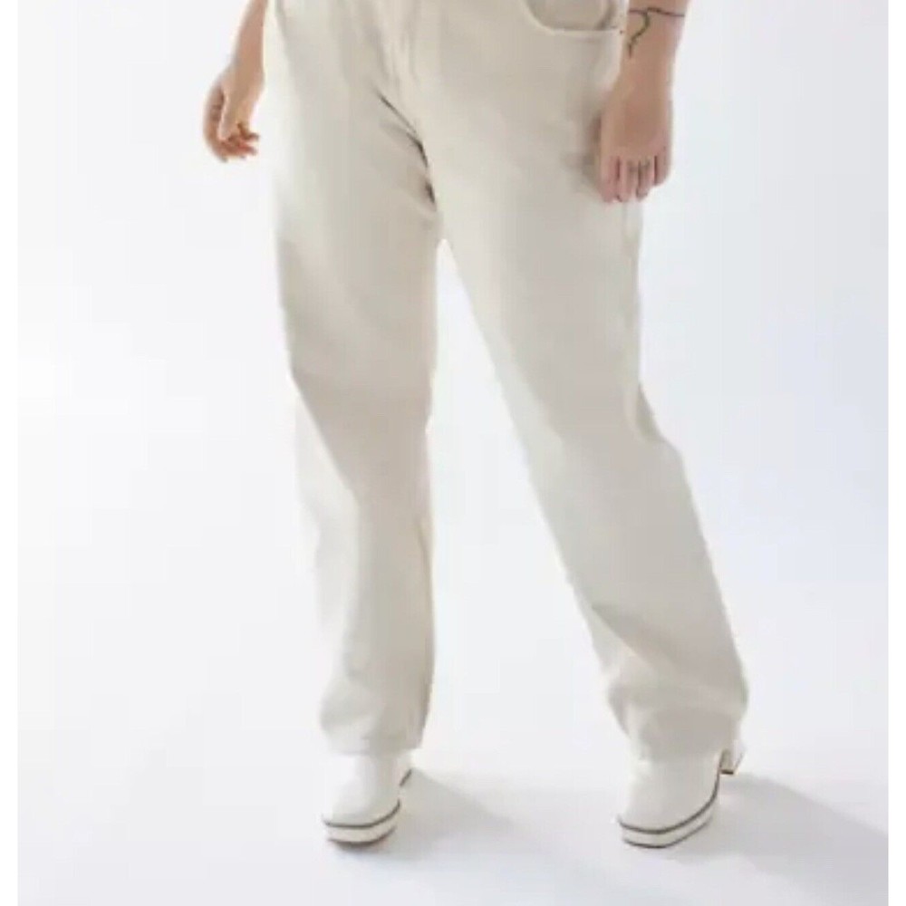 BDG Women's Urban Outfitters High-rise Cowgirl Jeans Ivory Size 35 $50 NWT